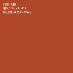 #B04729 - Medium Carmine Color Image